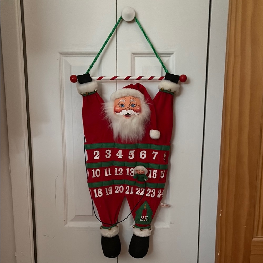 Annalee Santa Hanging Advent Calendar